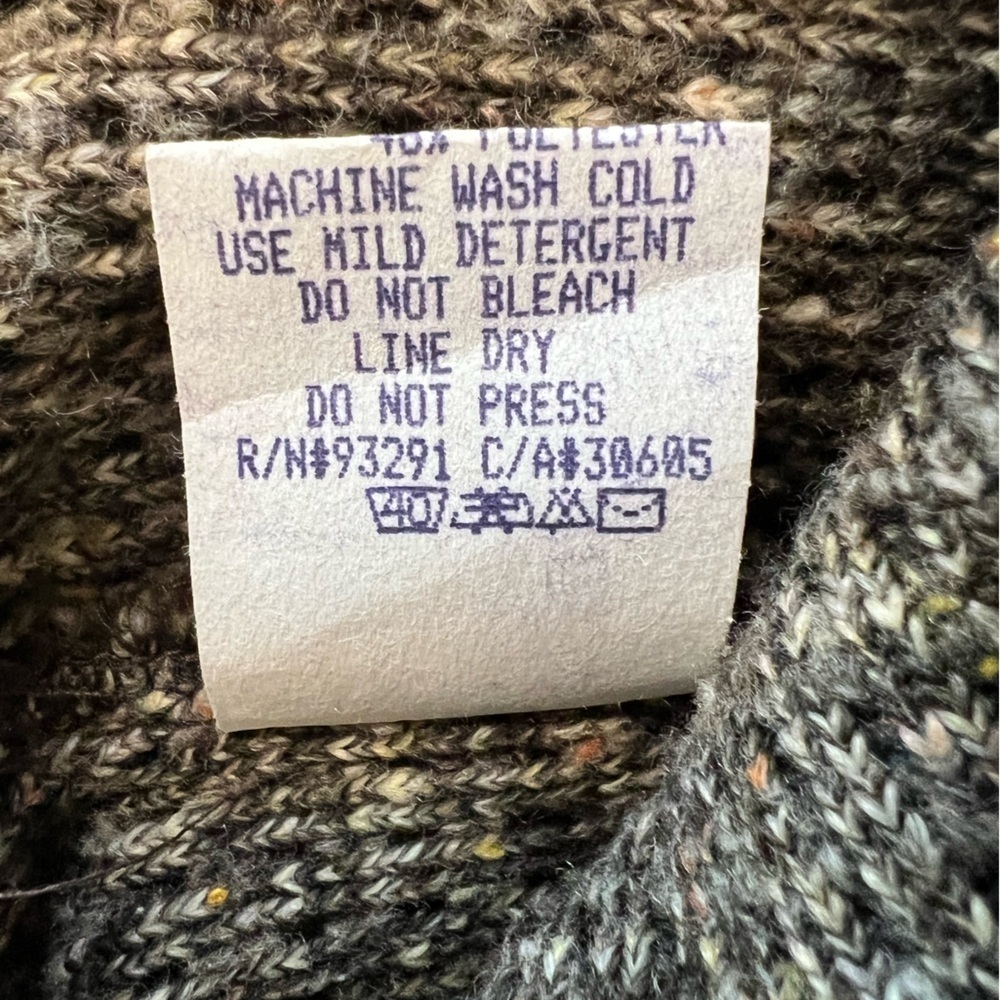 True Grit Sherpa Trim‎ Cardigan Size M - Picture 10 of 11